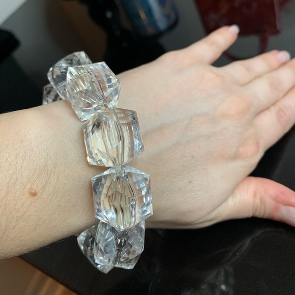 Big clear beads bracelet🤍💎 - Picture 7 of 8